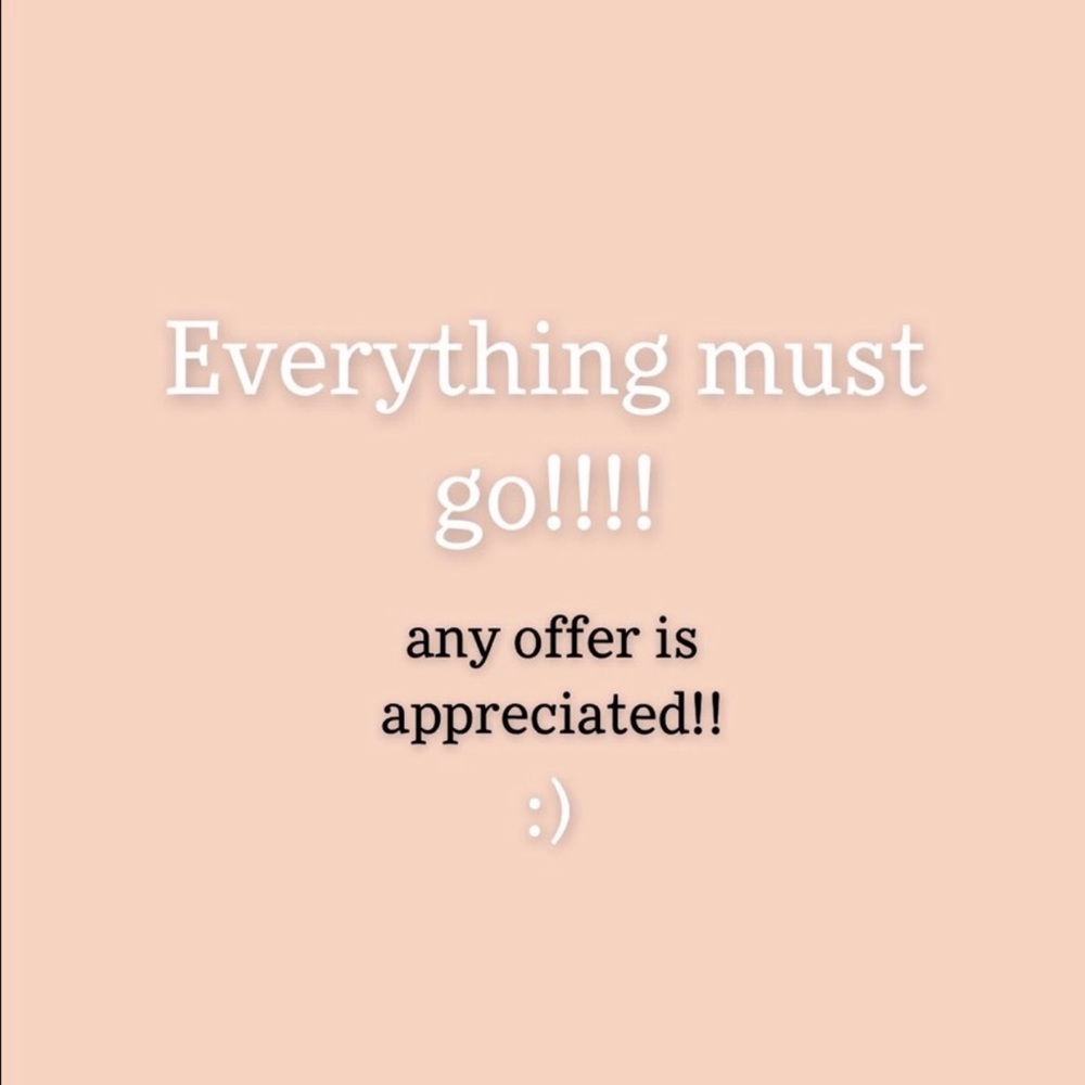 ACCEPTING MOST OFFERS!